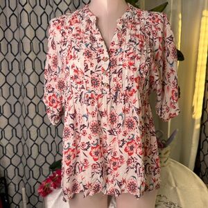 Floral Print Women's Top